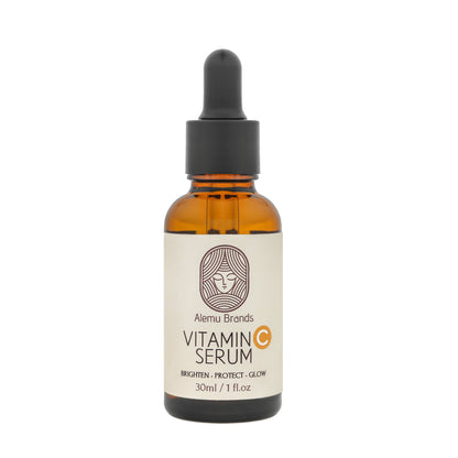 Glow Boost Vitamin C Serum With Hyaluronic Acid And Aloe Vera - Brightening, Hydrating Anti-Aging Face Serums For Dark Spots, Fine Lines, & Dull Skin  - 30 mL