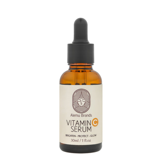 Glow Boost Vitamin C Serum With Hyaluronic Acid And Aloe Vera - Brightening, Hydrating Anti-Aging Face Serums For Dark Spots, Fine Lines, & Dull Skin  - 30 mL