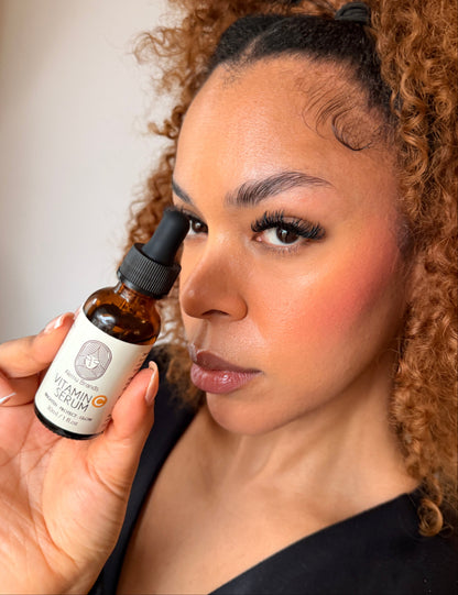 Glow Boost Vitamin C Serum With Hyaluronic Acid And Aloe Vera - Brightening, Hydrating Anti-Aging Face Serums For Dark Spots, Fine Lines, & Dull Skin  - 30 mL